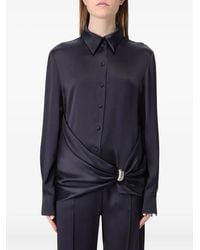 Alberta Ferretti - ケープスリーブ マキシドレス - Lyst
