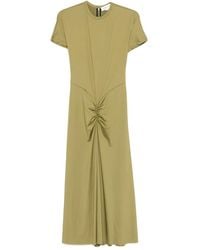 Victoria Beckham - Blaire Short-Sleeve Midi Dress - Lyst