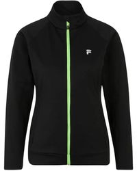 Fila - Sweatshirtjacke Mit Logo-Patch - Lyst