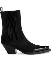 Alexandre Vauthier - Knöchelhohe Wildlederstiefel - Lyst