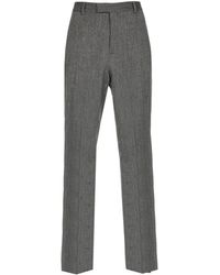 Ferragamo - Tailored Virgin Wool Trousers - Lyst