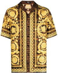 Versace - Barocco Bowling Shirt - Lyst