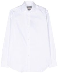 Canali - Classic-collar Cotton Shirt - Lyst