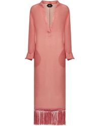 ‎Taller Marmo - Bahamas Fringe-Hem Maxi Dress - Lyst