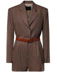 Dondup - Tuta Intera A Quadri Con Cintura - Lyst