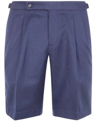 Incotex - Short À Design Plissé - Lyst