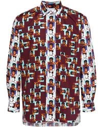Comme des Garçons - X Andy Warhol Katoenen Overhemd - Lyst