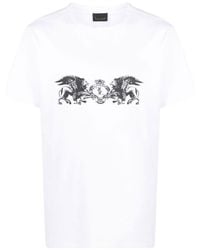 Billionaire - Chest-logo Crew-neck T-shirt - Lyst