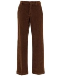 Cellar Door - Corduroy-Texture Trousers - Lyst