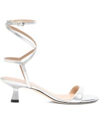 Stuart Weitzman - Sandalen mit gewickeltem Knöchelriemen - Lyst