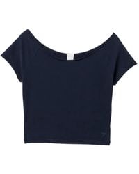 AAPE BY A BATHING AP - Logo Patched Crop T-Shirt - Lyst