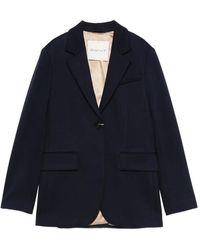 GANT - Flap-Pocket Single-Breasted Blazer - Lyst
