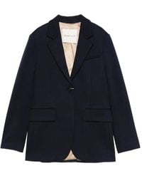 GANT - Flap-Pocket Single-Breasted Blazer - Lyst