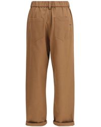 Brunello Cucinelli - Elasticated Cuffed Trousers - Lyst