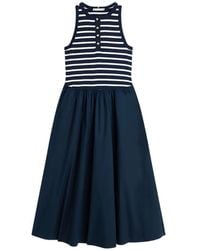 Tommy Hilfiger - Striped Button-Down Maxi Dress - Lyst