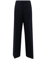 Semicouture - High-Waisted Straight-Leg Trousers - Lyst