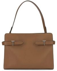 Le Tanneur - Large Emie T-Bar Leather Tote Bag - Lyst
