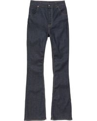 Acne Studios - Bow-Detail Flared Trousers - Lyst