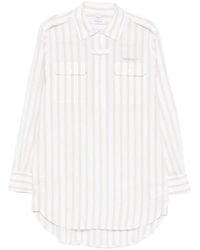 Off-White c/o Virgil Abloh - Striped Pocketed Mini Dress - Lyst