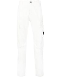 C.P. Company - Lens-Detail Cotton Trousers - Lyst