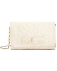 Roberto Cavalli - Chain Quilted Shoulder Bag - Lyst