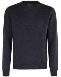 Roberto Collina - Ribbed Crew-Neck Sweater - Lyst