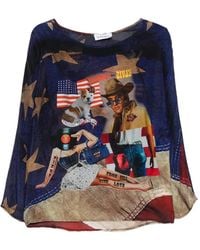 The Artistylist - Graphic-Print Long-Sleeve Blouse - Lyst