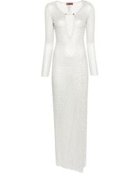 Missoni - Lace-effect Lurex-detailed Dress - Lyst