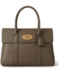 Mulberry - Small Bayswater Leather Tote Bag - Lyst