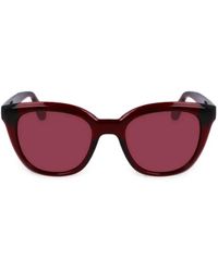 Ferragamo - Round-Frame Sunglasses - Lyst