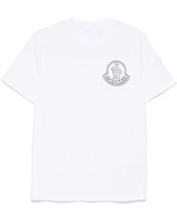 Moncler - Cotton T-Shirt With Logo - Lyst
