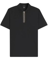 BOSS - Half-Zip Short-Sleeve Polo Shirt - Lyst