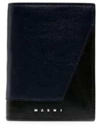 Marni - Portafoglio bi-fold con design color-block - Lyst