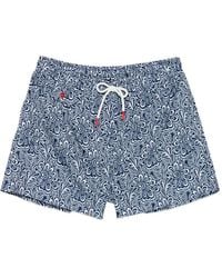 Kiton - Zwembroek Met Patroon - Lyst