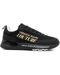Versace Jeans Couture - Logo-Detail Lace-Up Sneakers - Lyst