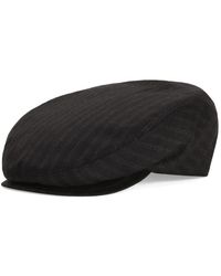 Dolce & Gabbana - Striped Logo-Plaque Hat - Lyst