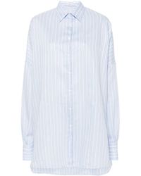 Ermanno Scervino - Striped Batwing-sleeve Shirt - Lyst