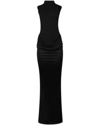 Burc Akyol - Caryatid Draped Maxi Dress - Lyst