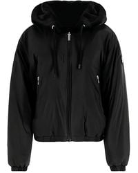 Moose Knuckles - Hooded Zip-Front Bomber Jacket - Lyst