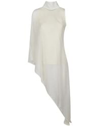 La Collection - Milou Asymmetric-Hem Blouse - Lyst
