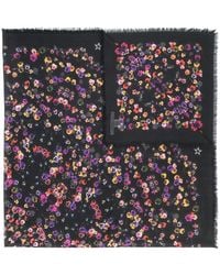 Givenchy - Night Pansy Print Shawl - Lyst