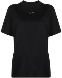 Nike - Swoosh Logo-Print Short-Sleeved T-Shirt - Lyst