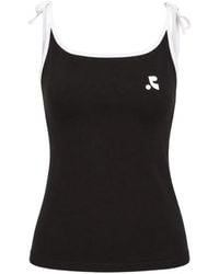 Rest&Recreation - Tie-Strap Logo-Print Top - Lyst