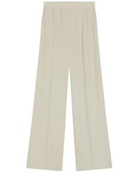 BOSS - Pleated-Detail Palazzo Pants - Lyst