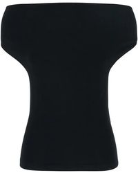 Semicouture - Angels Strapless Top - Lyst