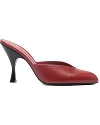 Herbert Levine - Sitting Pretty Cone-Heel Mules - Lyst