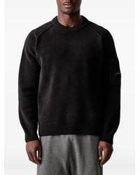 C.P. Company - Chenille Cotton Lens Crewneck Sweater - Lyst