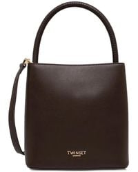 Twinset - Logo-Plaque Tote Bag - Lyst