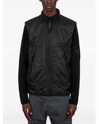 C.P. Company - Zip-Up Logo-Detail Gilet - Lyst