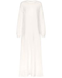 Loulou de Saison - Lucy Long-Sleeve Knitted Maxi Dress - Lyst